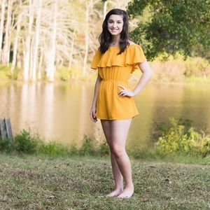 Off Shoulder Romper